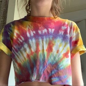 Tie dye crop top